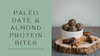 Paleo Date & Almond Protein Bites