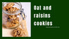 Simple Oat and raisins cookies Recipe