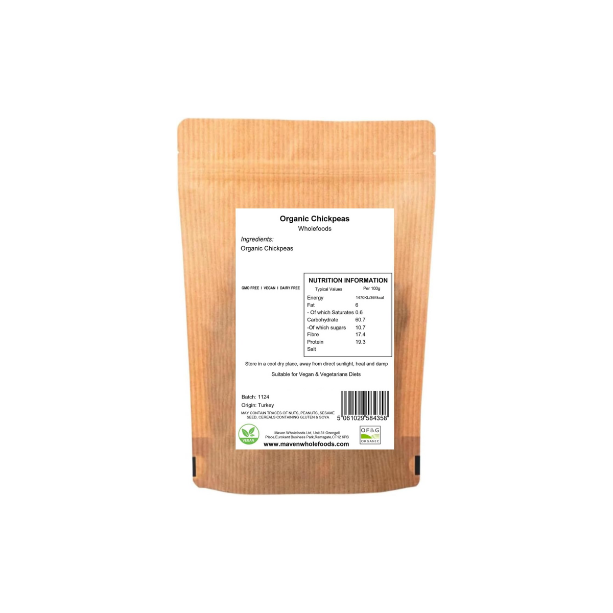 Organic Chickpeas