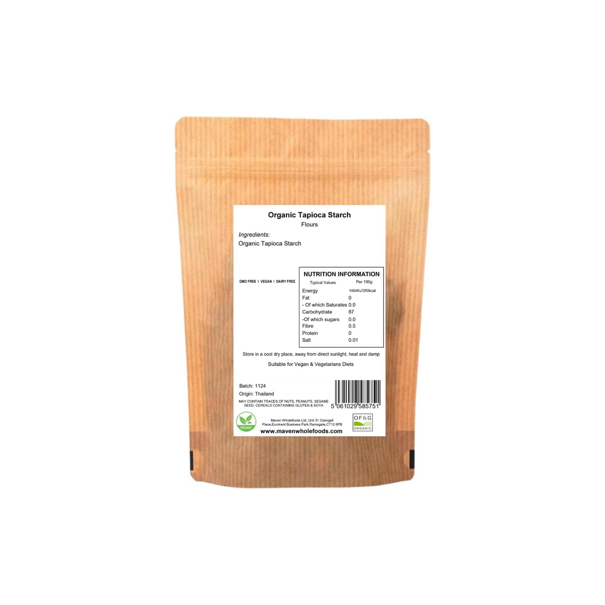 Organic Tapioca Flour (Starch)