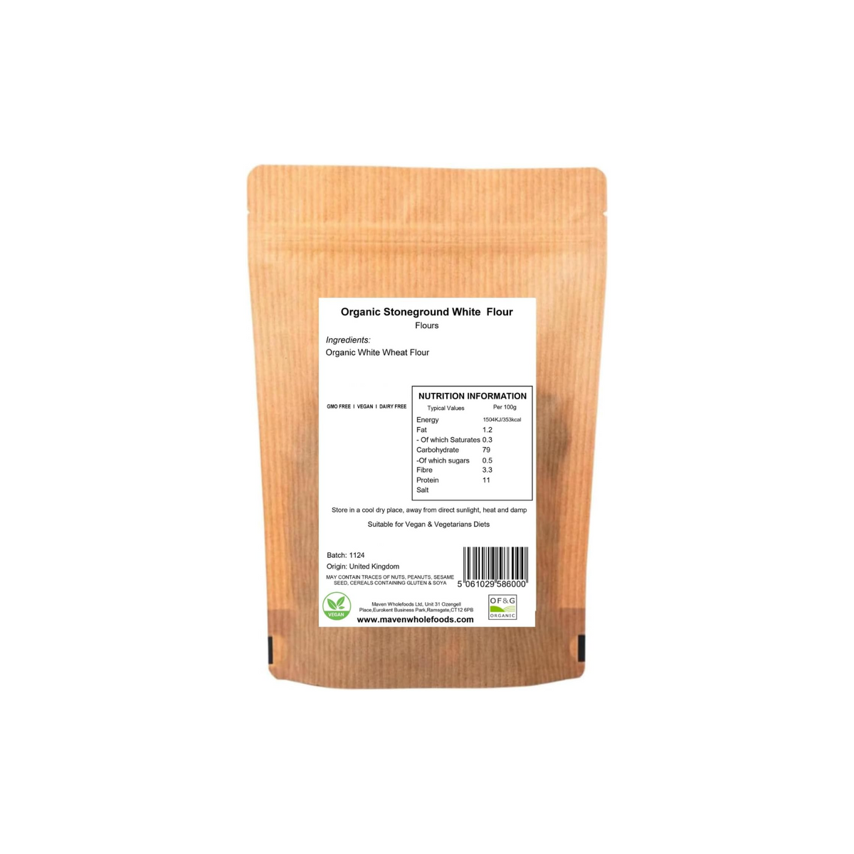 Organic Stoneground White Flour