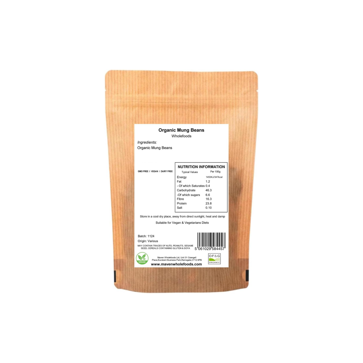 Organic Mung Beans