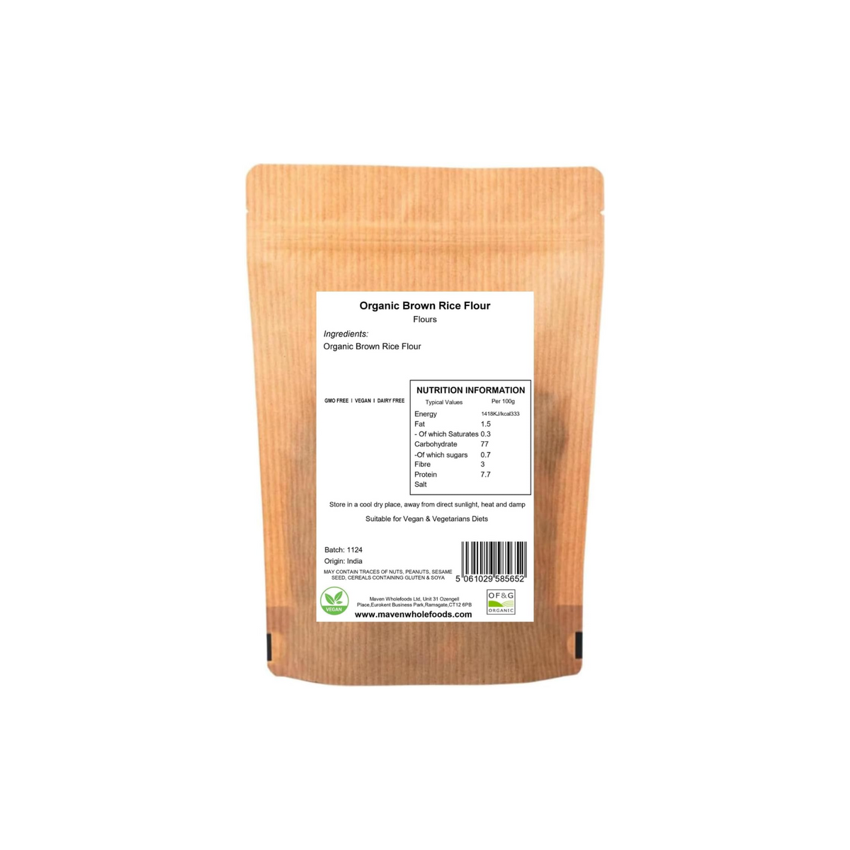 Organic Brown Rice Flour Gluten Free