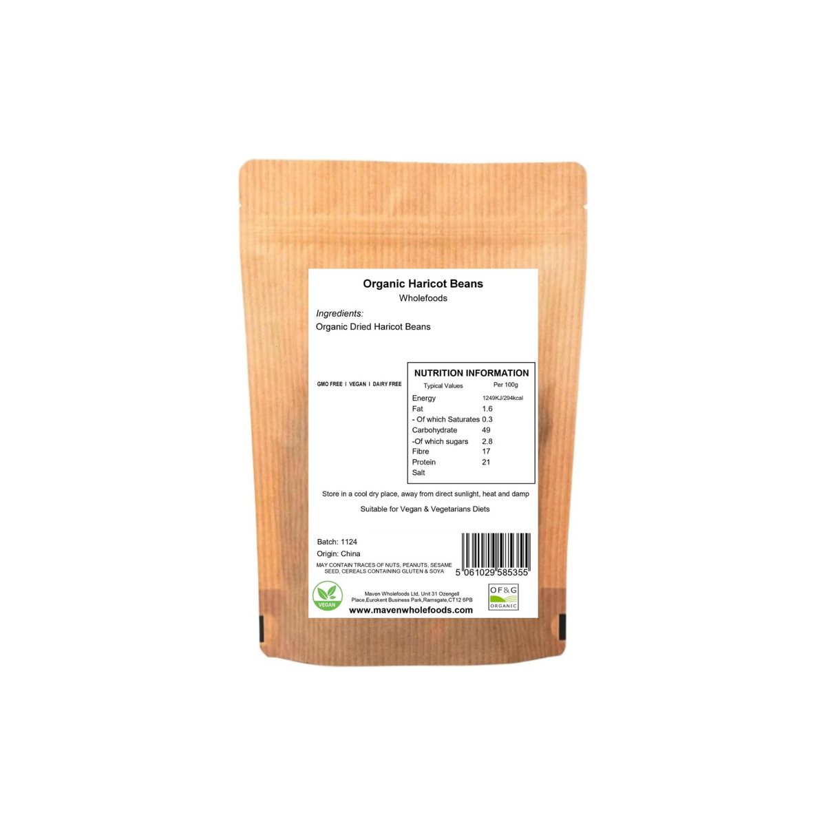 Organic Haricot Beans