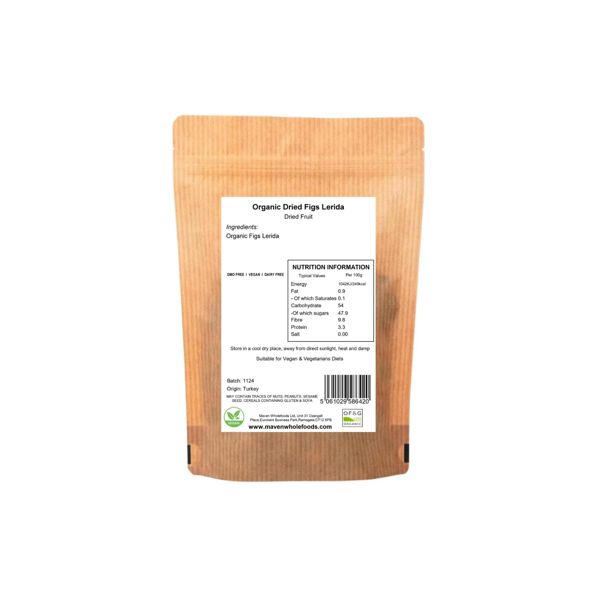 Organic Dried Figs Lerida