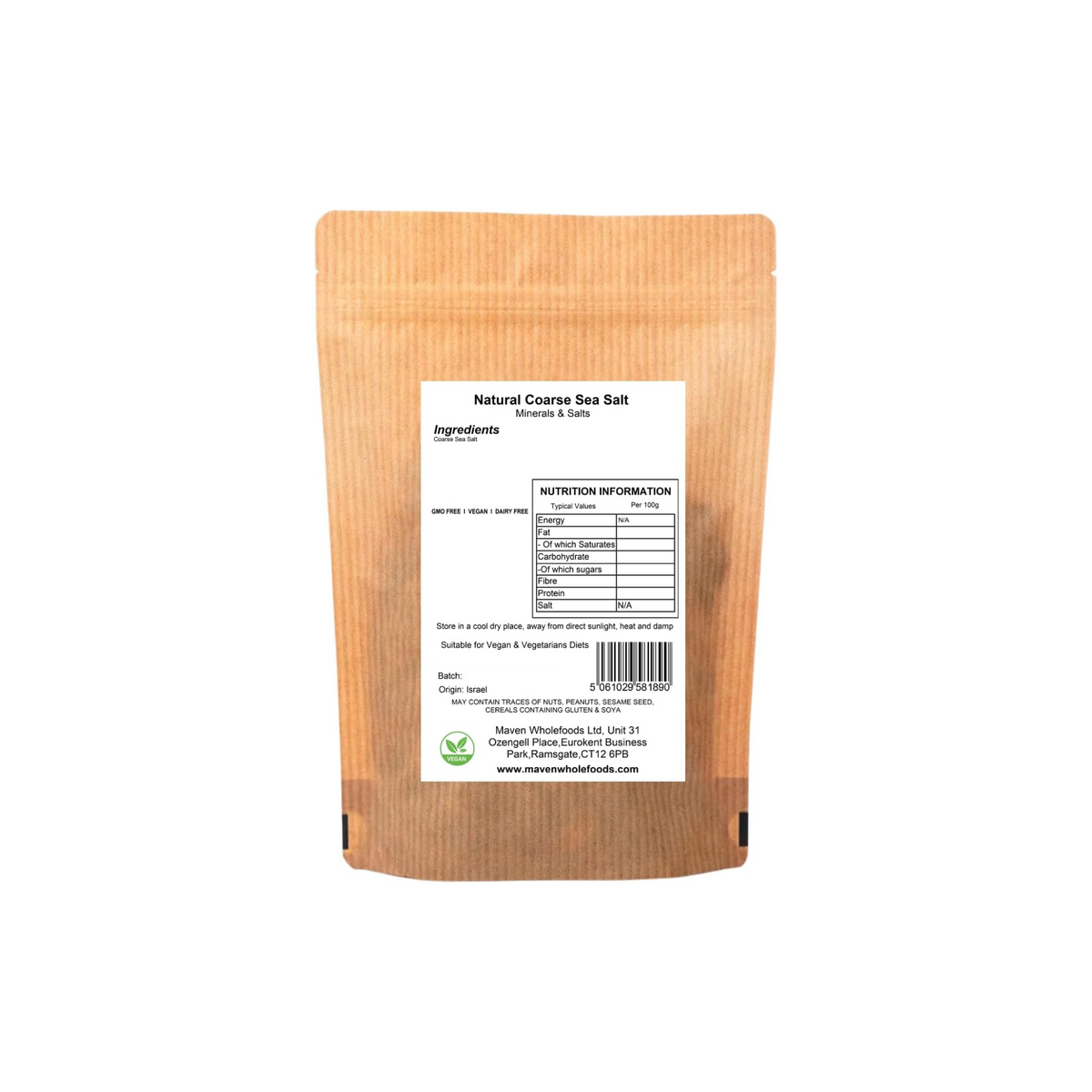 Natural Coarse Sea Salt