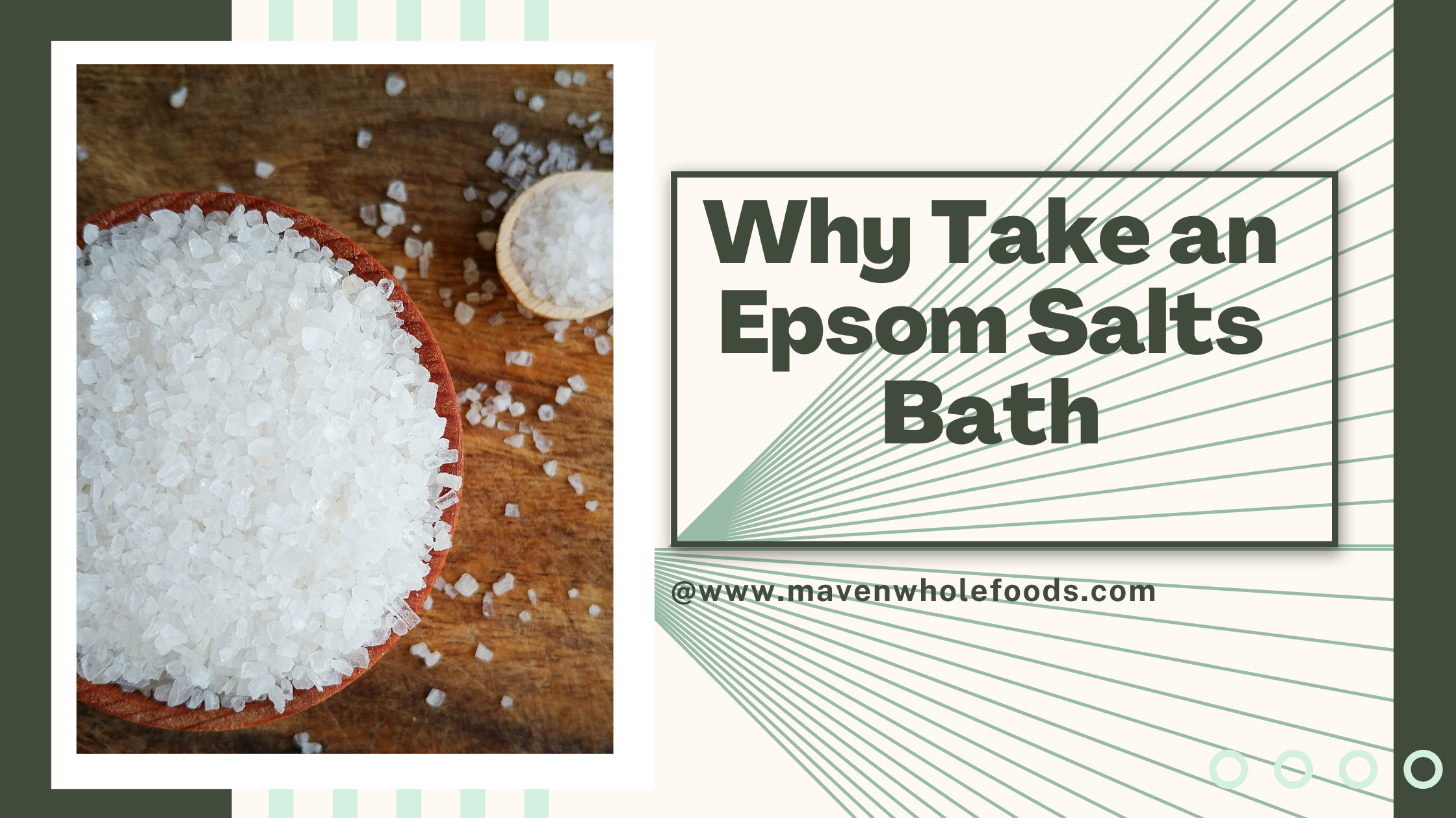 Why Take an Epsom Salts Bath?