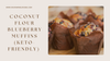 Coconut Flour Blueberry Muffins (Keto-Friendly)