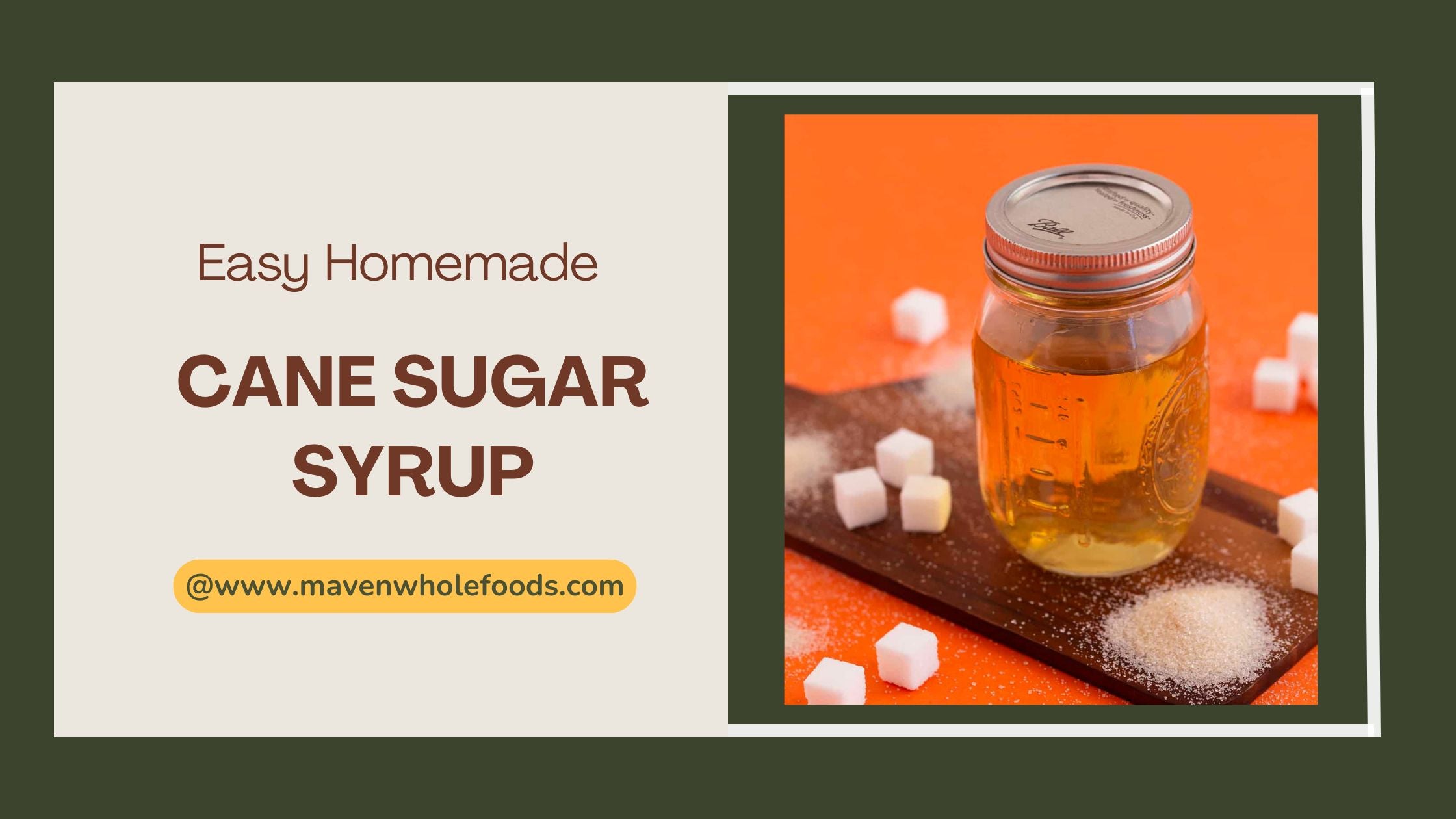 How to Make Simple Cane Sugar Syrup: A Step-by-Step Guide– Maven Wholefoods