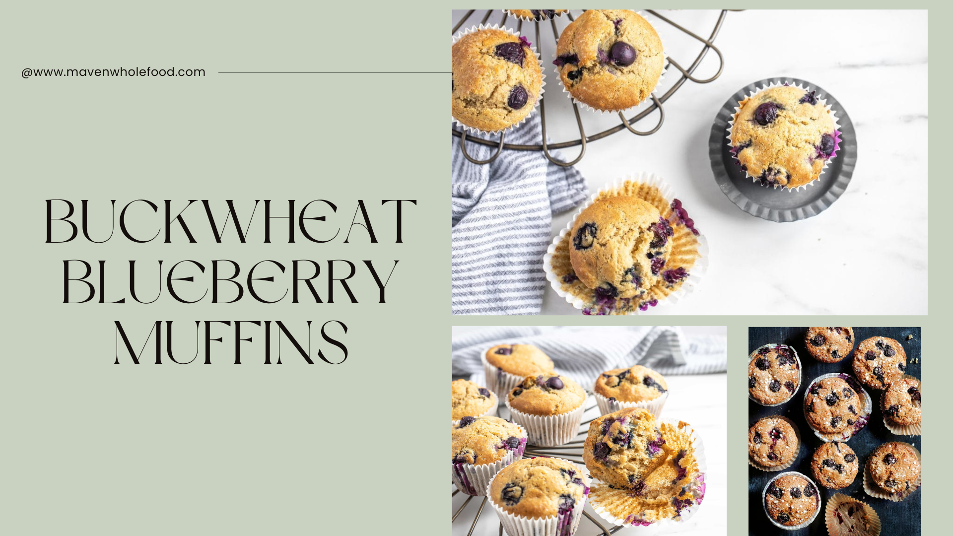 Buckwheat Blueberry Muffins Recipes