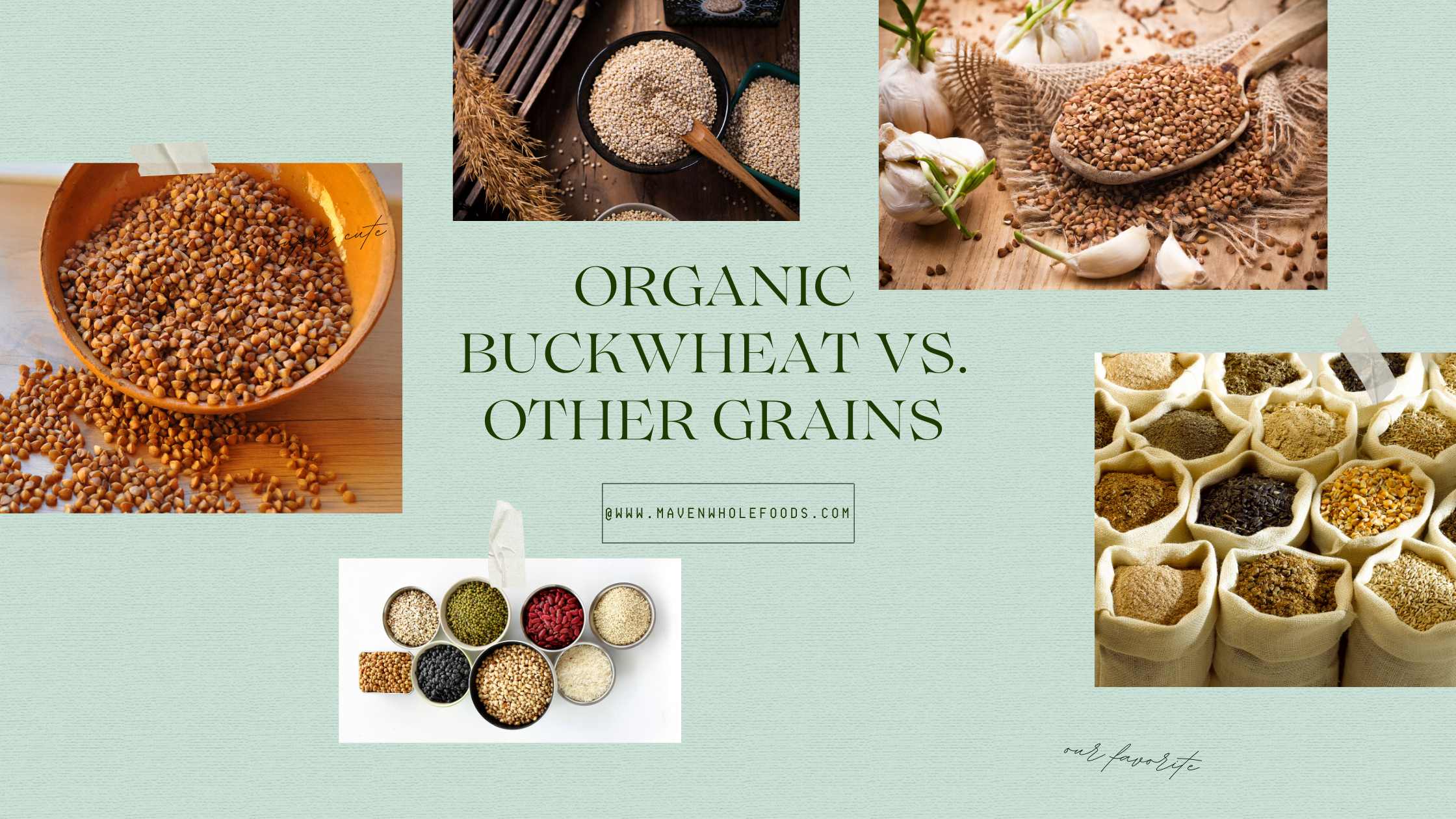 Organic Buckwheat vs. Other Grains: Unraveling their Health Benefits