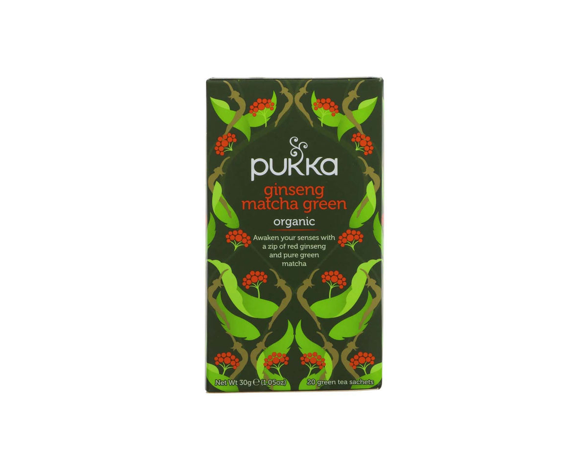 Organic Ginseng Matcha Green 20bag-Pukka