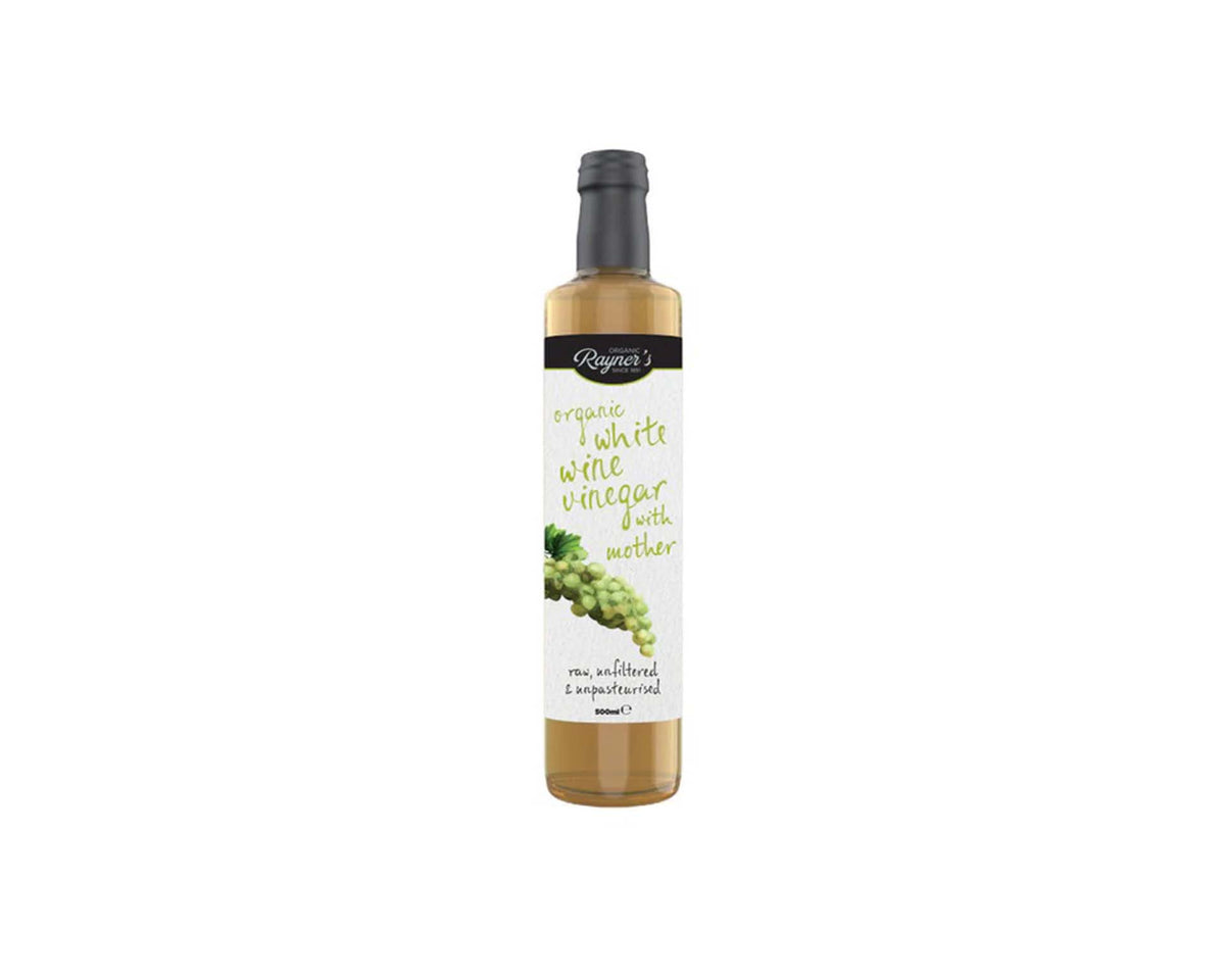 Organic White Wine Vinegar Mother 500ml - Rayner's Essentials