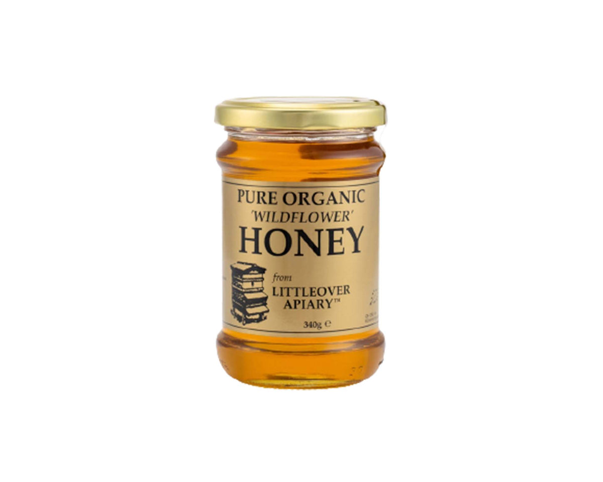 Organic Wildflower Clear Honey 340g- Littleover Apriaries