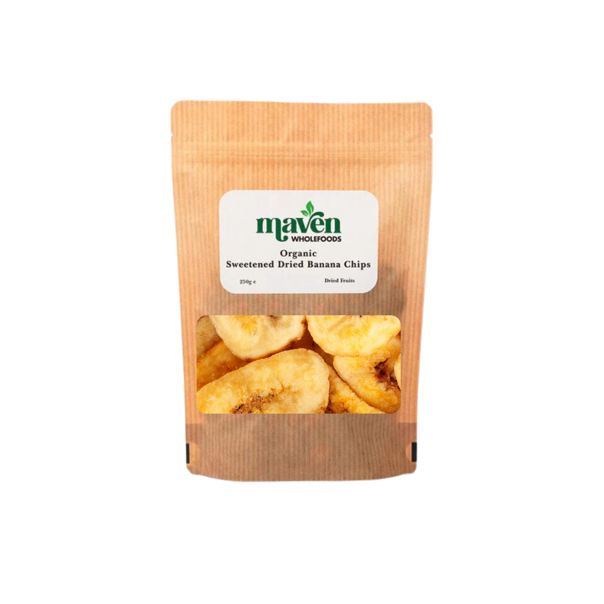 Organic Sweetened Dried Banana Chips