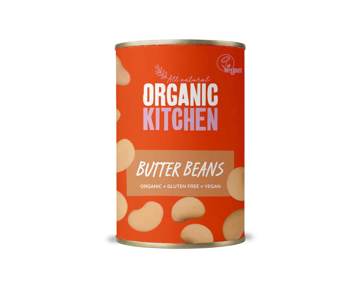 Organic Butter Beans 400g- Organic Kitchen