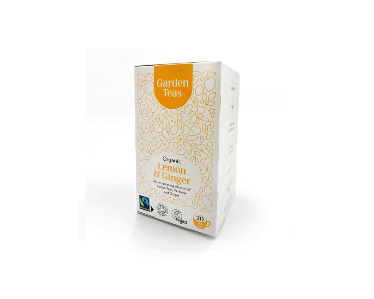 Organic Fairtrade Lemon & Ginger Infusion 20 Bag