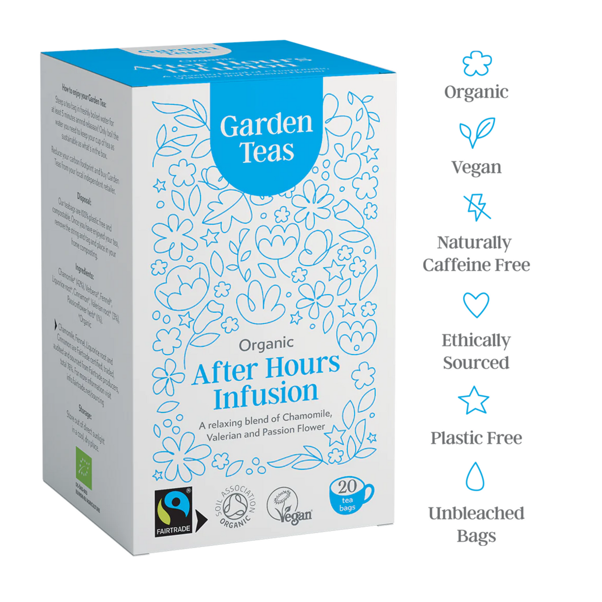 Organic Fairtrade After Hours Infusion - 20 Tea Bag