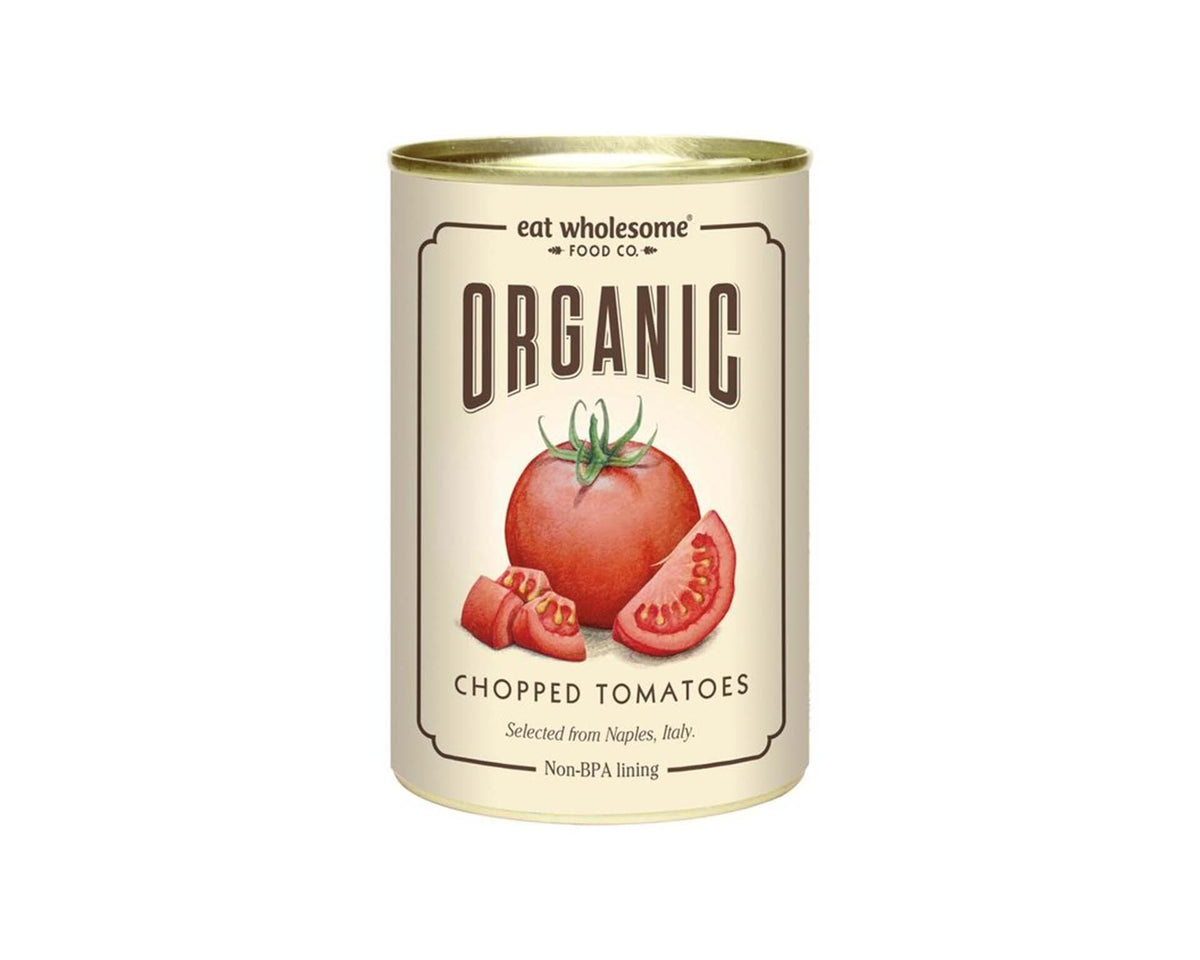 Organic Chopped Tomatoes 400g- Eat Wholesome