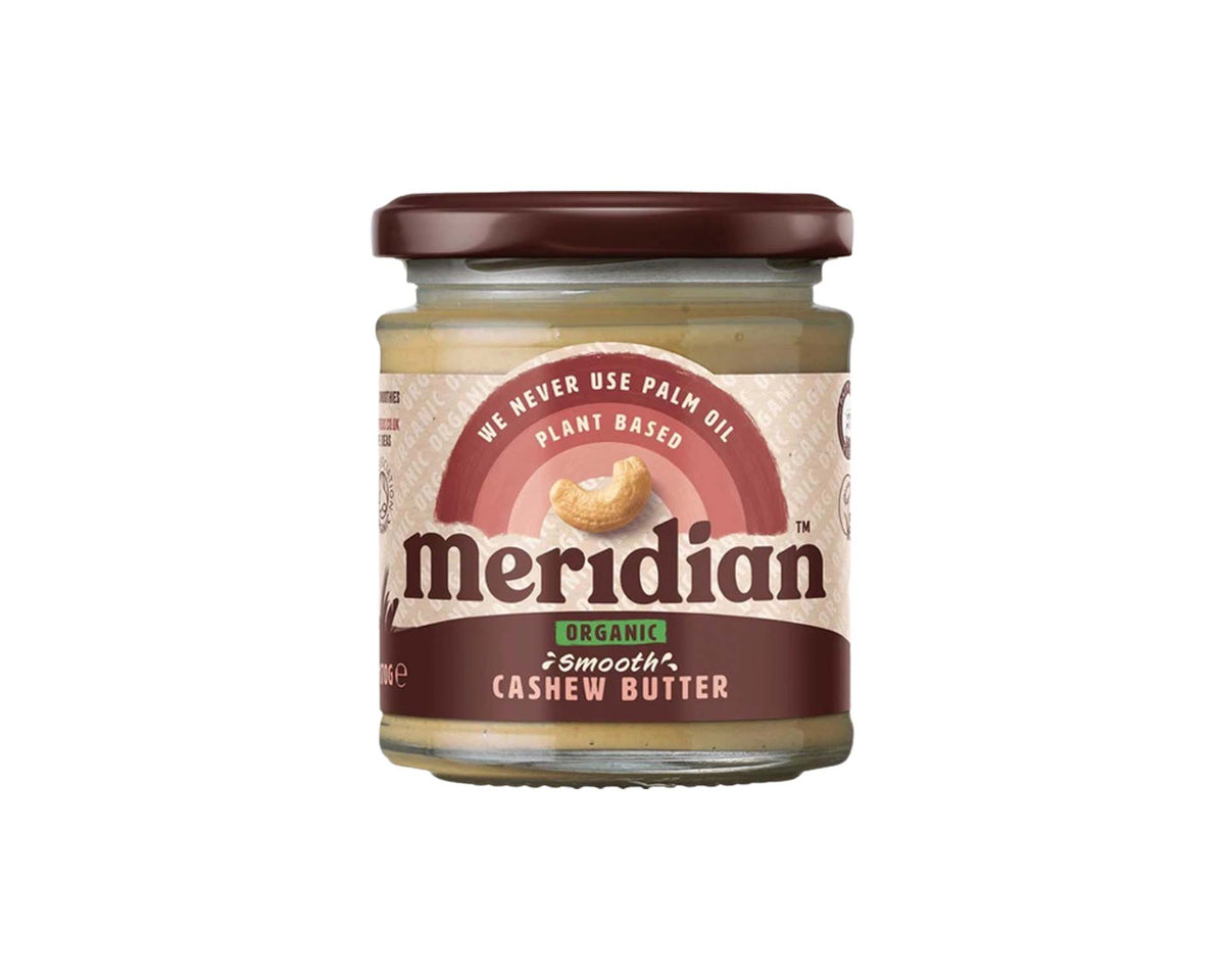 Organic Smooth Cashew Butter 170g - Meridian