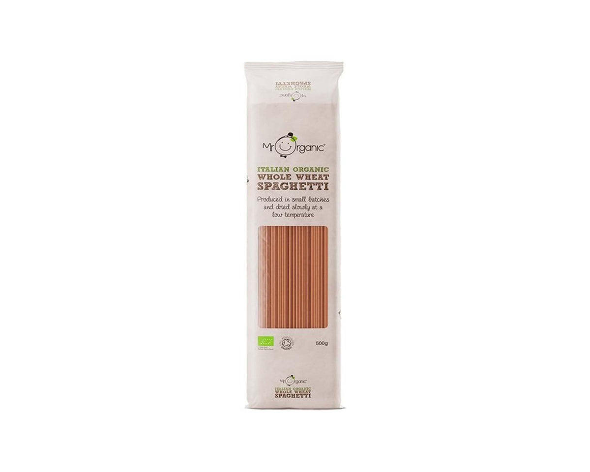 Organic Italian Spaghetti Wholewheat 500g- Mr Organic